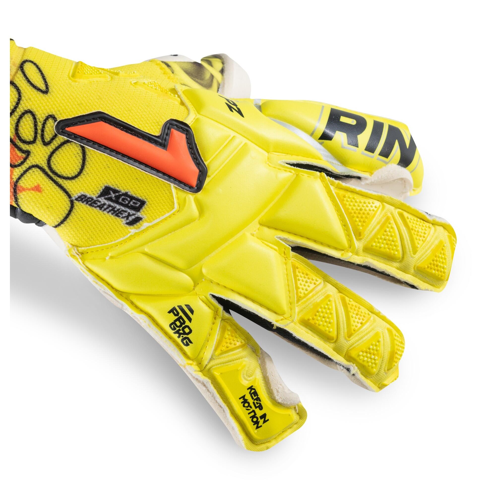 Gants De Gardien De But Adulte Rinat Xtreme Guard Dominius Pro Jaune/blanc 2/8