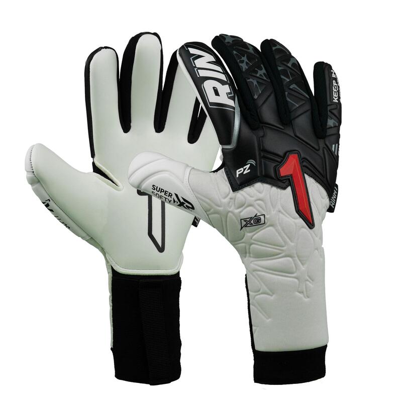 Guanto Da Portiere Bambini Rinat Xtreme Guard Dominius Prime  Bianco/nero