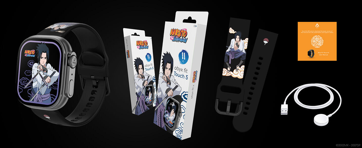 Abyx Fit Touch 5 Naruto Edition – Modelo exclusivo de smartwatch Sasuke 7/8