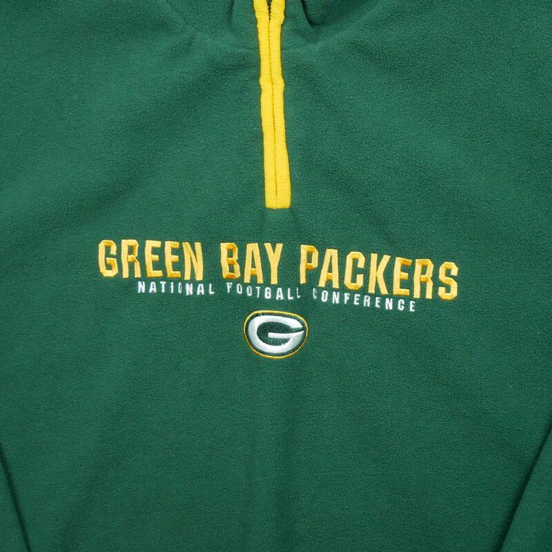 Segunda Vida - Sudadera de polar Green Bay Packers NFL por Reebok - Excelente