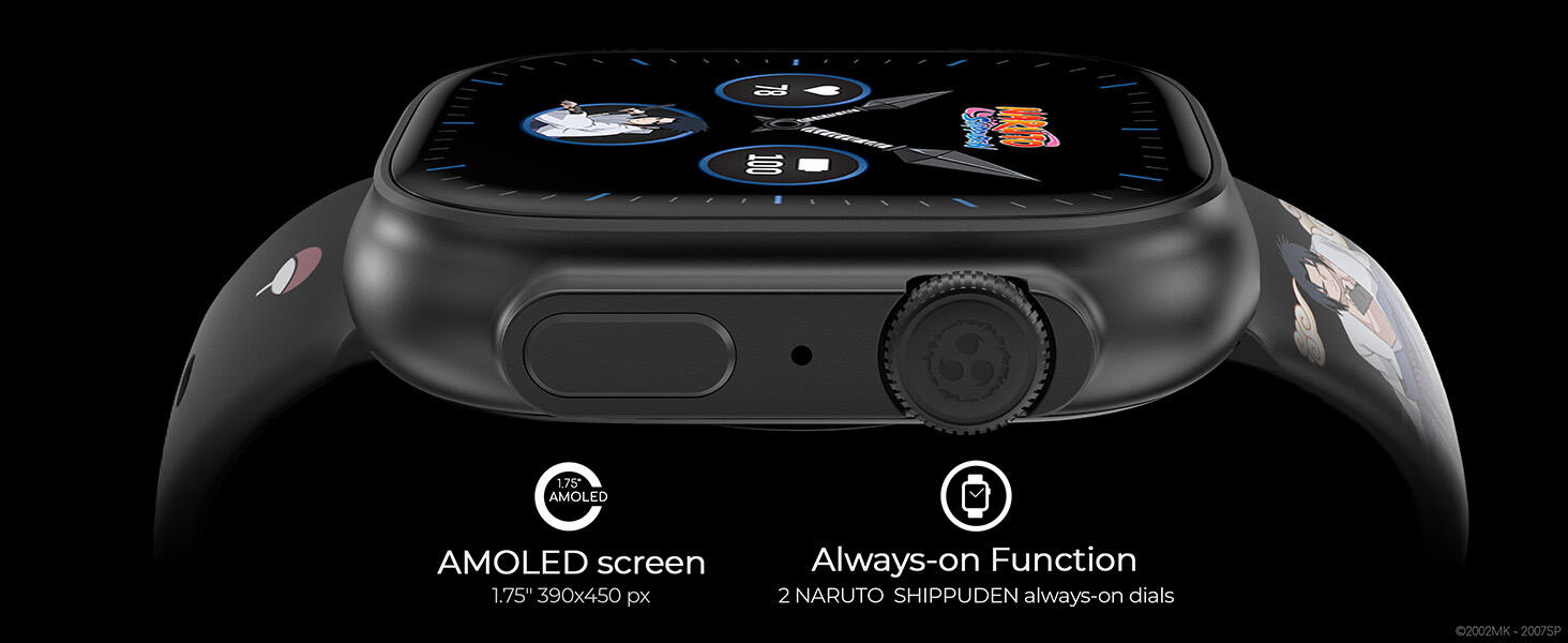 Abyx Fit Touch 5 Naruto Edition – Modelo exclusivo de smartwatch Sasuke 6/8