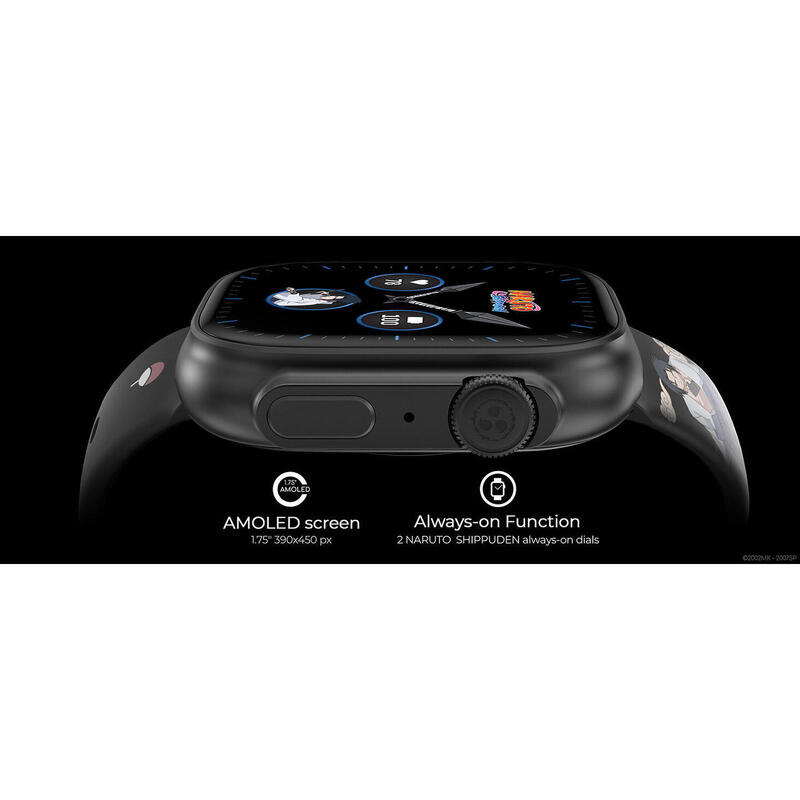 Abyx Fit Touch 5 Naruto Edition – Montre connectée exclusive modèle Sasuke