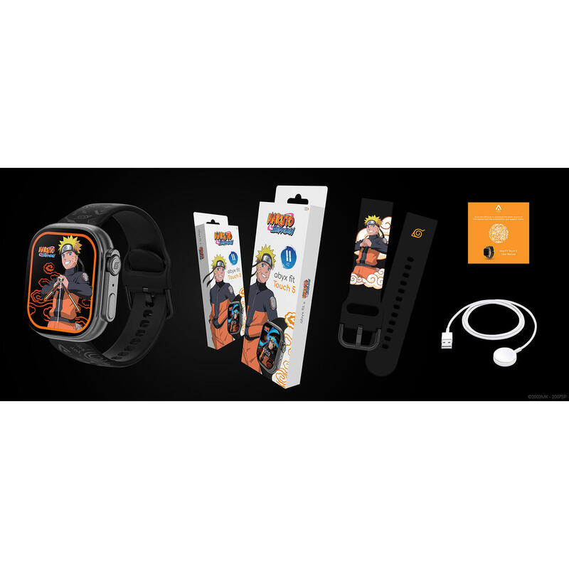 Abyx Fit Touch 5 Naruto Edition – Montre connectée exclusive modèle Naruto