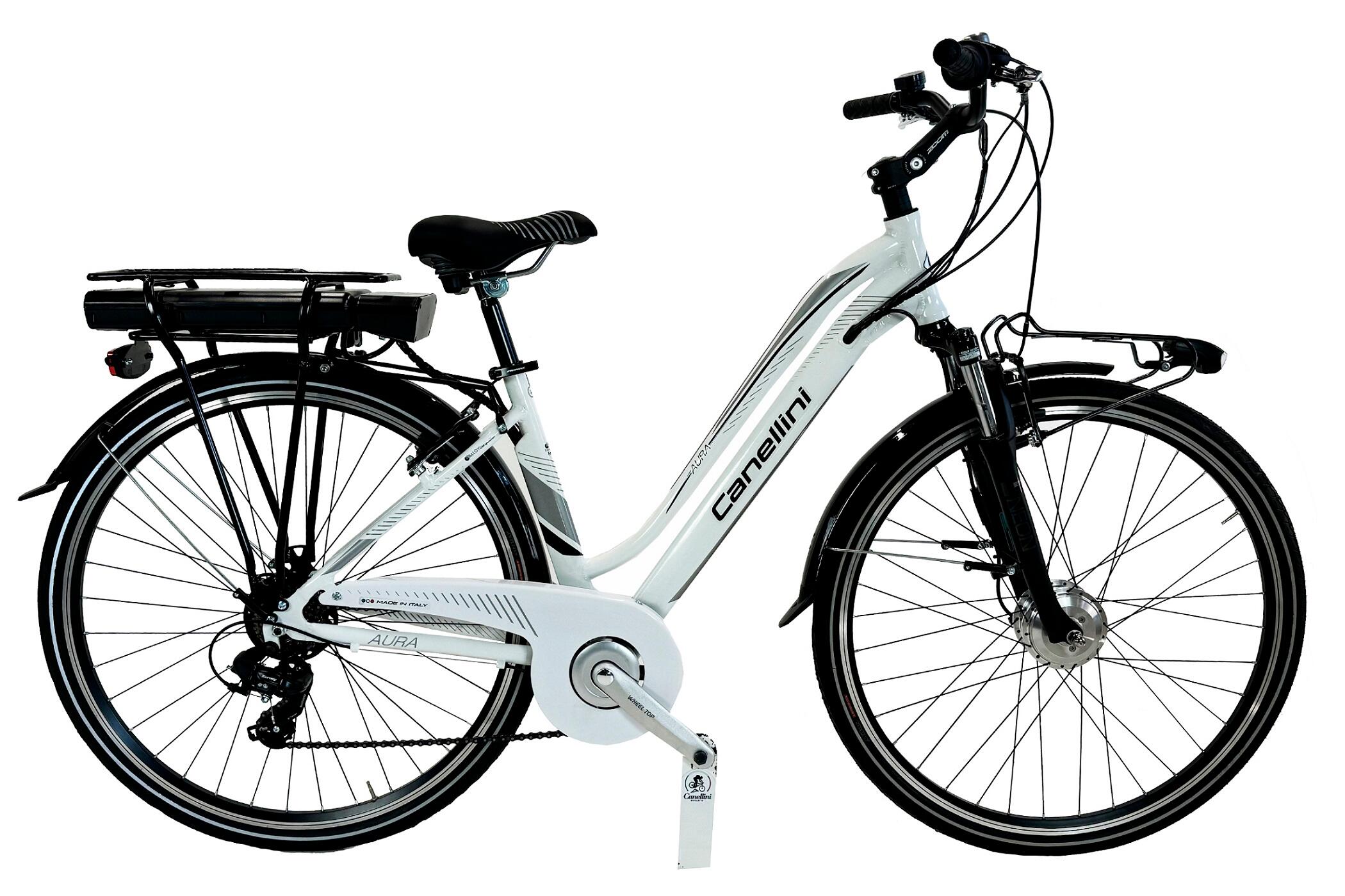 CANELLINI Bicicletta elettrica AURA Canellini Citybike Donna Alluminio Bianco