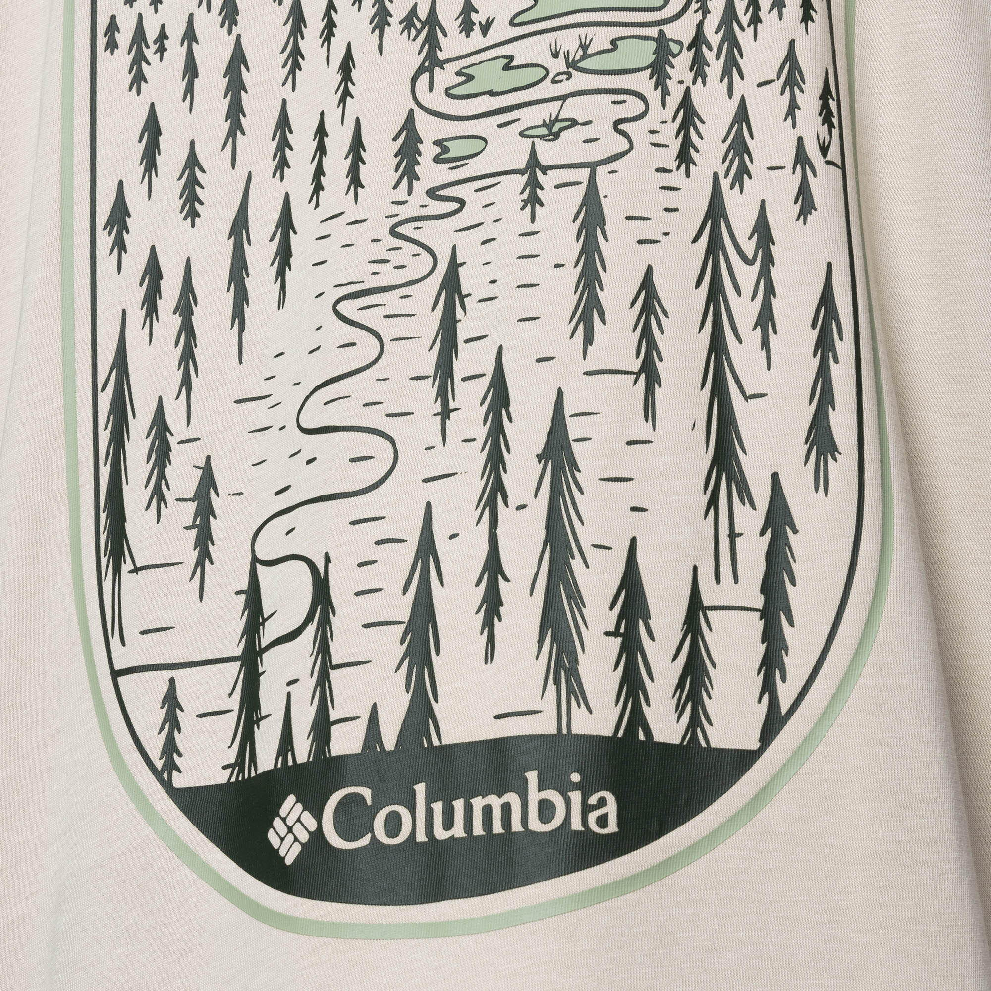 Koszulka trekkingowa męska Columbia Rockaway River Graphic 4/5