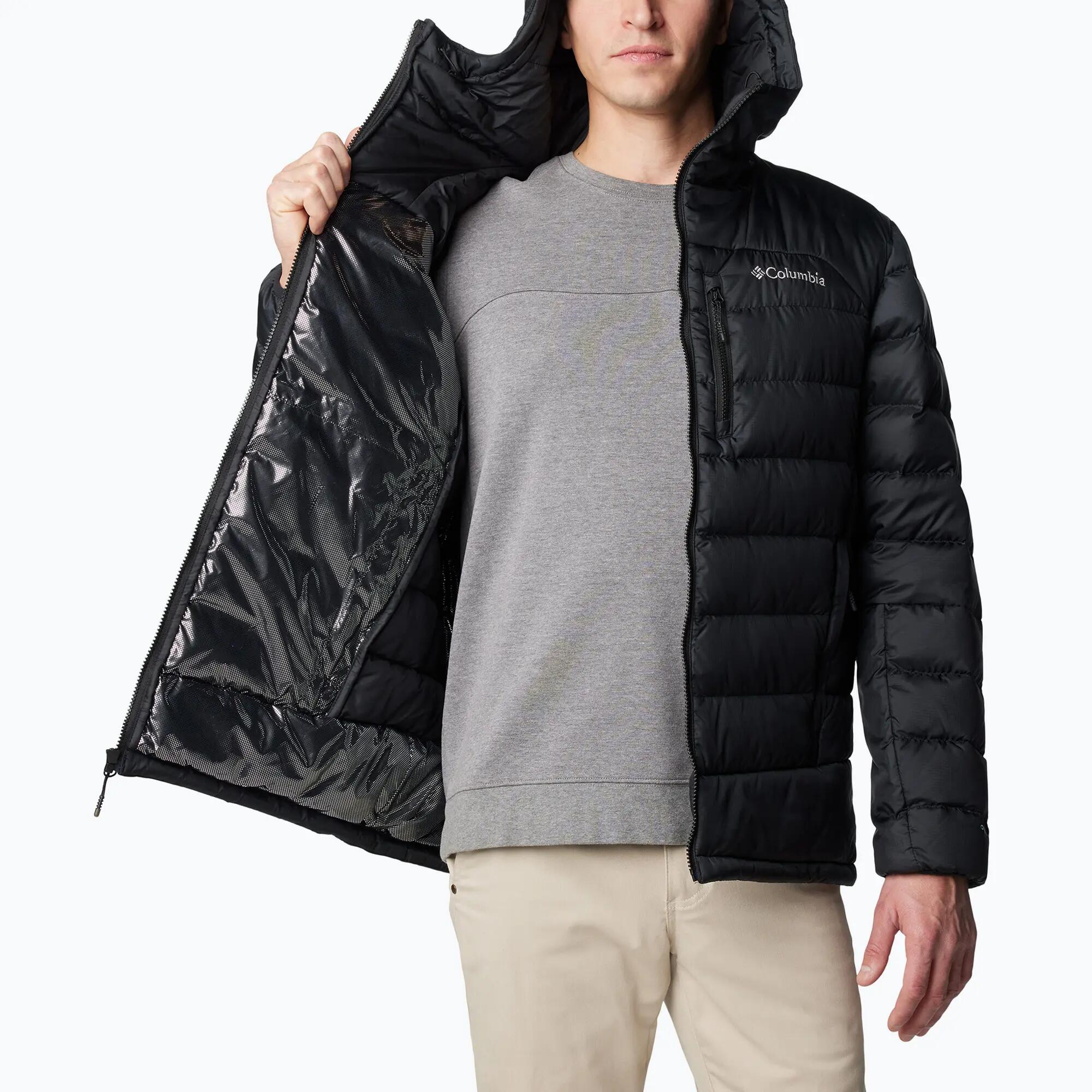 Synthetische Donzen Jassen Heren - COLUMBIA Autumn Park II Down Ho Jkt - Black 5/7