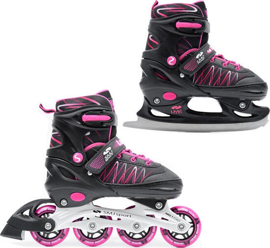 Łyżworolki regulowane dziecięce SMJ UT 103 Lea