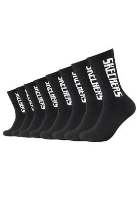 8 PACK Skechers Unisex Sportsocken Tennissocken cushioned line Socken SK41042