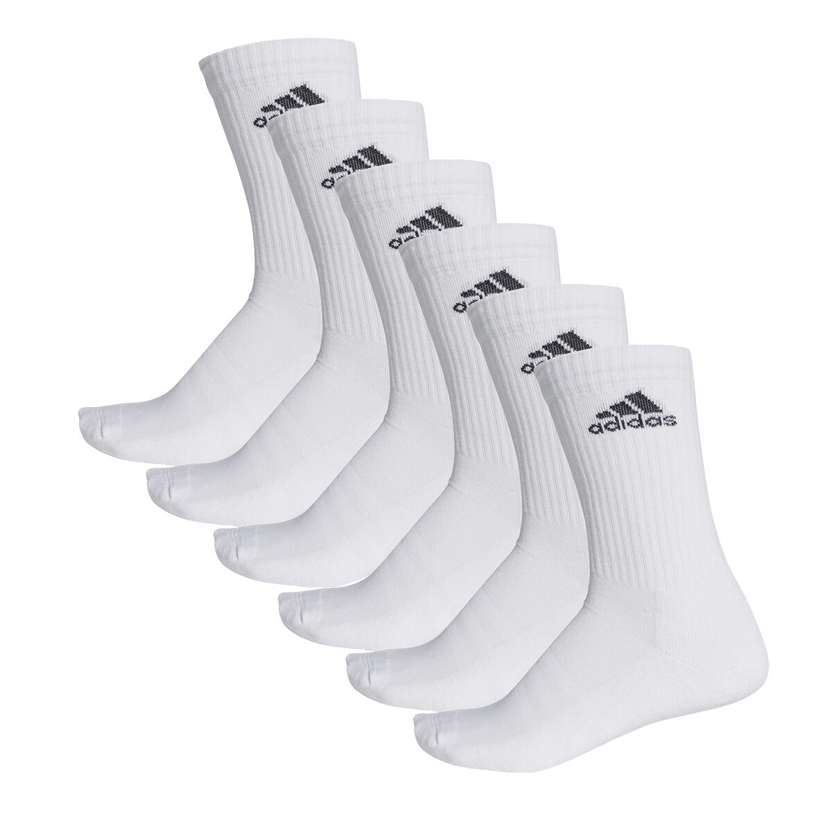ADIDAS 6 PACK adidas CUSHIONED CREW Tennissocken Sportsocken Damen Herren Unisex