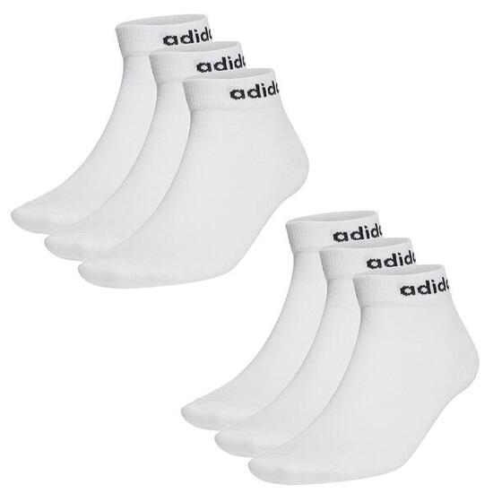 6 Paar adidas NC Ankle Performance Sneaker / Quarter Socken Unisex Kurzsocke