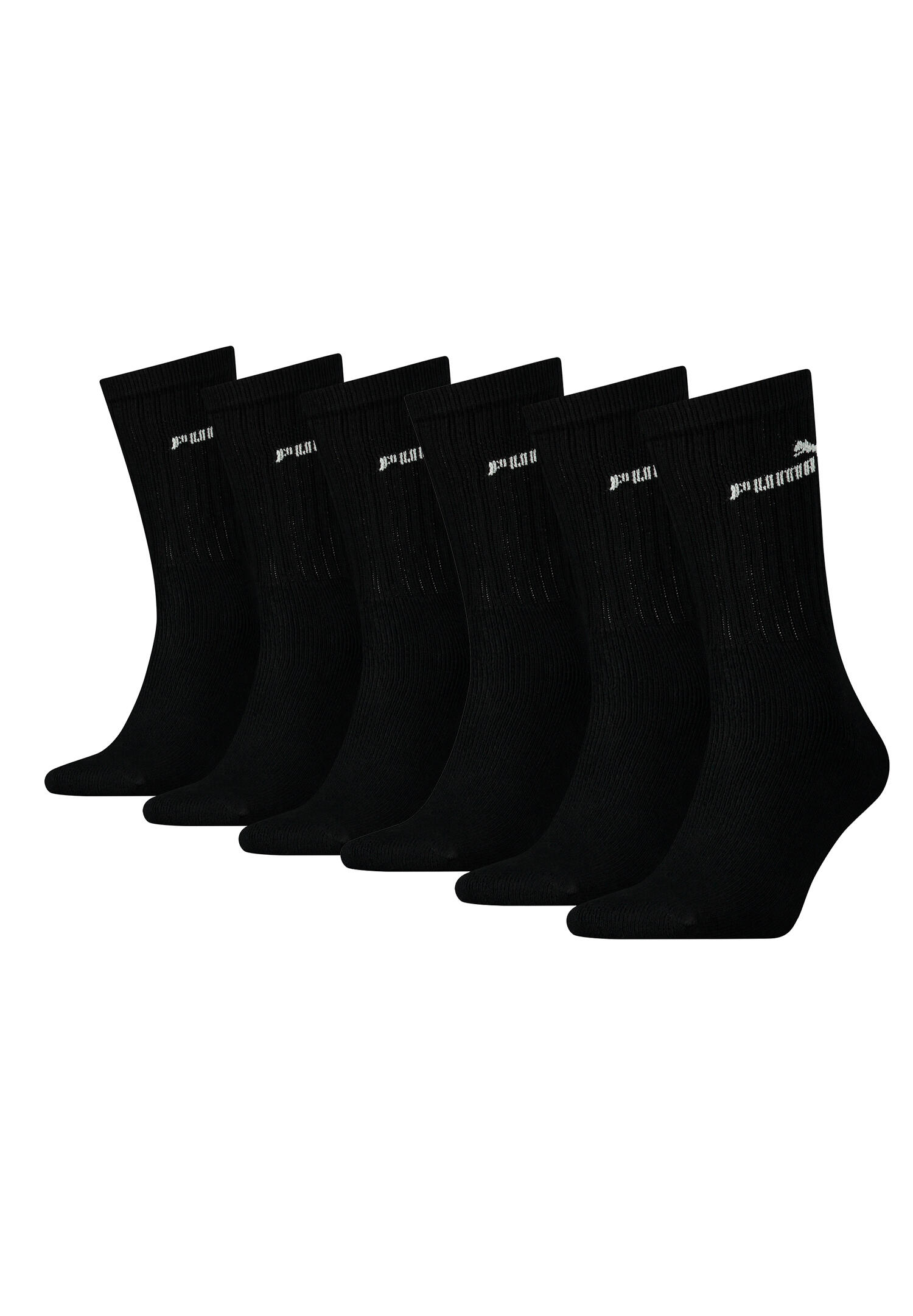 PUMA Puma Unisex Crew Tennissocken Sportsocken Socken für Damen Herren 6 Paar