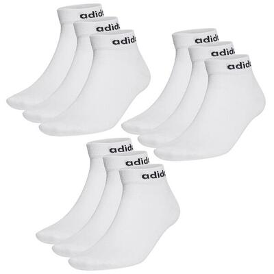 9 Paar adidas NC Ankle Performance Sneaker / Quarter Socken Unisex Kurzsocke