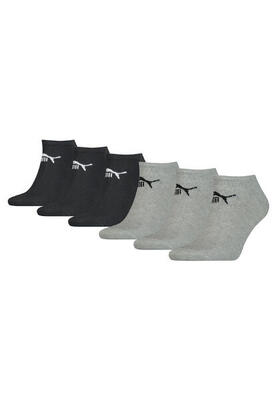 Puma Unisex Sneaker Socken knöchelhoch für Damen Herren 6er Pack
