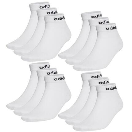 12 Paar adidas NC Ankle Performance Sneaker / Quarter Socken Unisex Kurzsocke