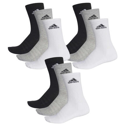 9 PACK adidas CUSHIONED CREW Tennissocken Sportsocken Damen Herren Unisex 9 Paar