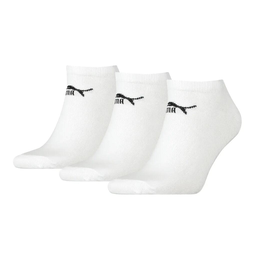 Unisex Adult Logo Trainer Socks (Pack of 3) (White)