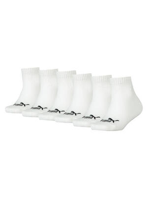 6er PACK Puma KIDS Quarter Socken Sneaker Gr. 27 - 38 für Mädchen und Jungen