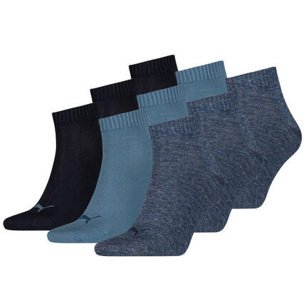 9 Paar Puma Unisex Quarter Socken Sneaker Gr. 35 - 49 für Damen Herren Füßlinge