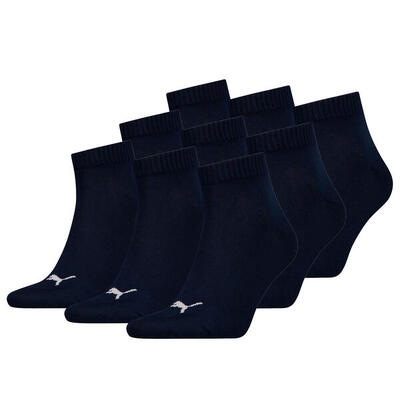 9 Paar Puma Unisex Quarter Socken Sneaker Gr. 35 - 49 für Damen Herren Füßlinge