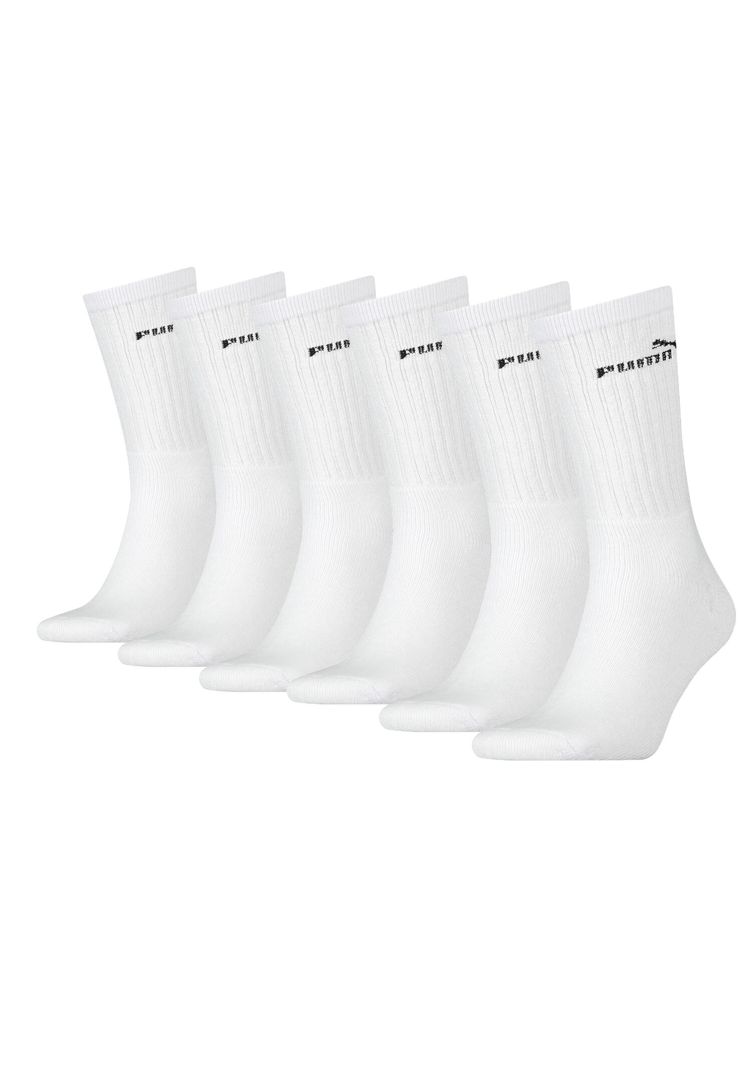 PUMA Puma Unisex Crew Tennissocken Sportsocken Socken für Damen Herren 6 Paar