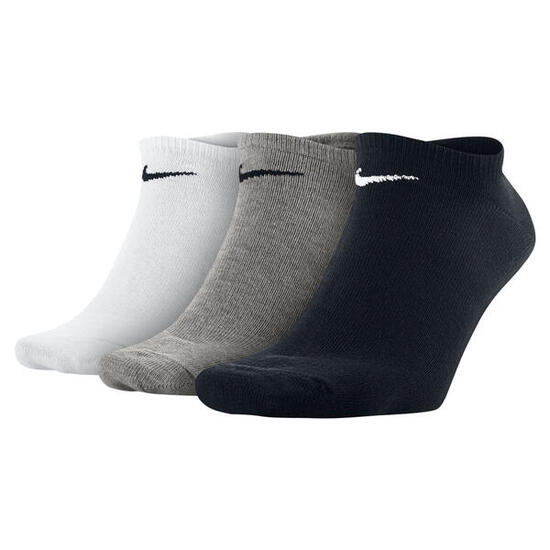 3 Paar Nike Sneaker Socken No Show Füßlinge schwarz / weiß / Mehrfarbig SX7678