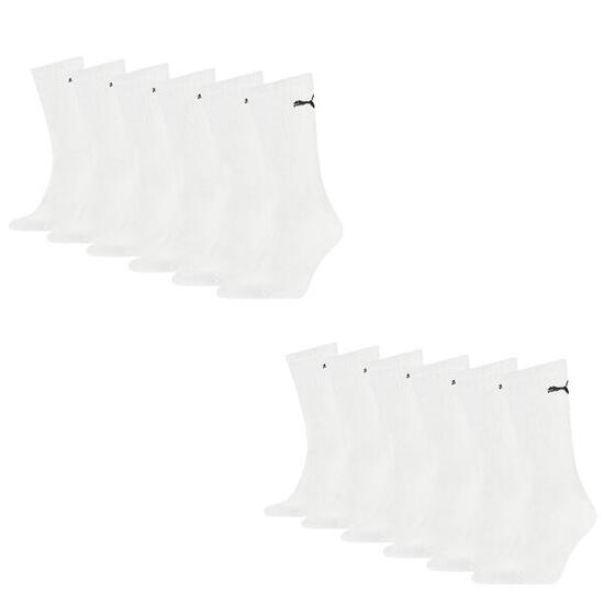 12 PAIR Puma Socken Cush Crew Sportsocken Tennis Socken Unisex