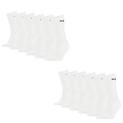 12 PAIR Puma Socken Cush Crew Sportsocken Tennis Socken Unisex