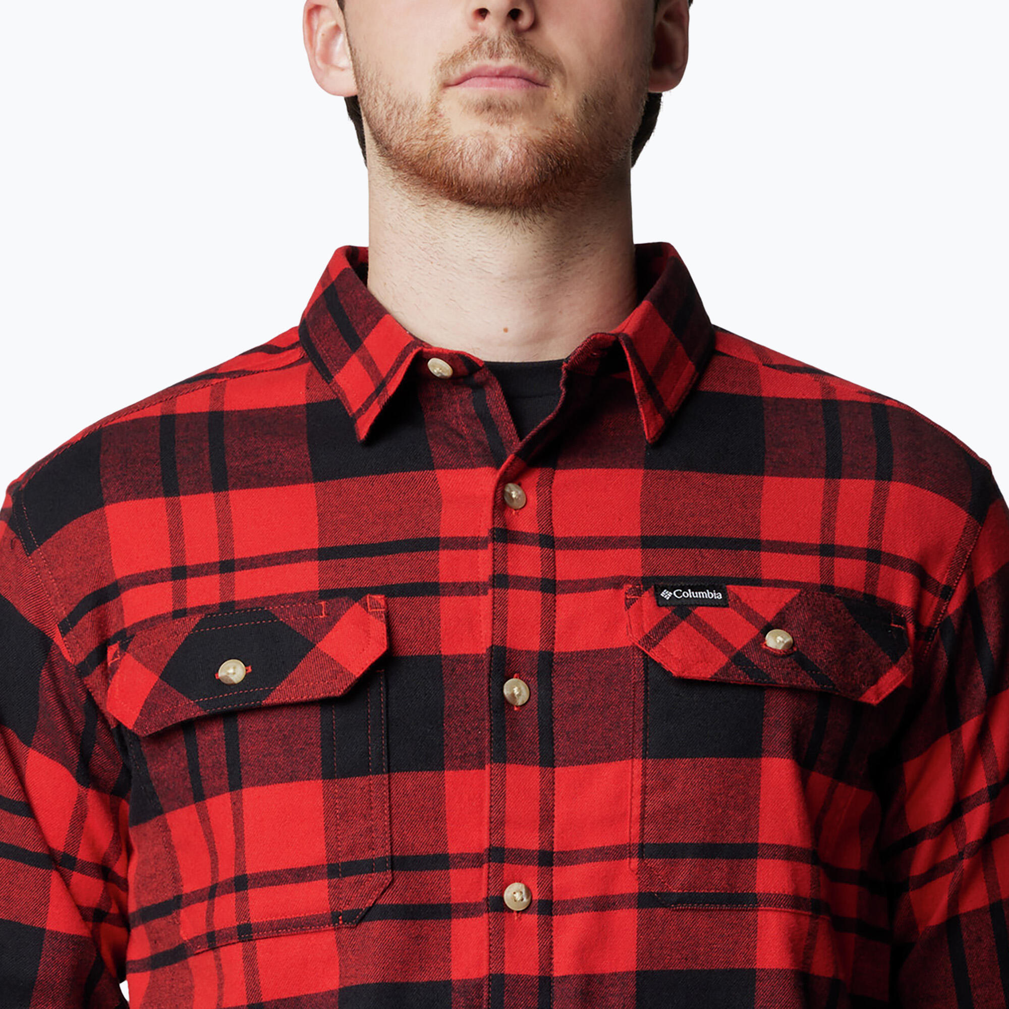 Camisa masculina de flanela elástica Columbia Flare Gun 5/5