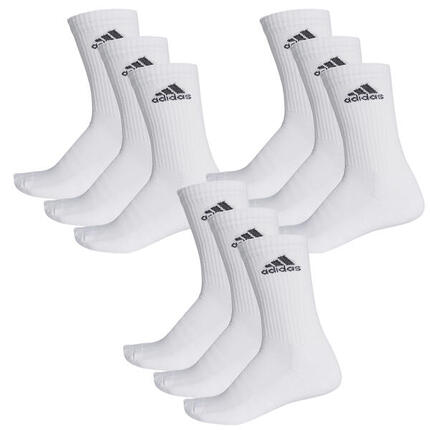 9 PACK adidas CUSHIONED CREW Tennissocken Sportsocken Damen Herren Unisex 9 Paar