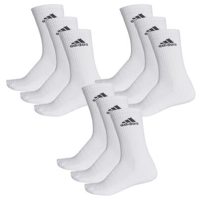 9 PACK adidas CUSHIONED CREW Tennissocken Sportsocken Damen Herren Unisex 9 Paar
