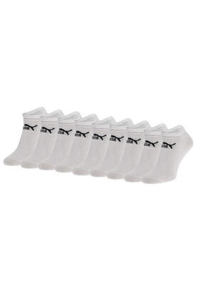 9er PACK Puma Unisex Sneaker Socken im Retro Design knöchelhoch für Damen Herren