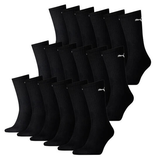 18 Paar Puma Socken Cush Crew Sportsocken Tennis Socken Unisex