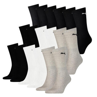 18 Paar Puma Socken Cush Crew Sportsocken Tennis Socken Unisex