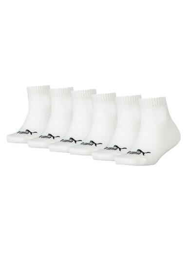 6er PACK Puma KIDS Quarter Socken Sneaker Gr. 27 - 38 für Mädchen und Jungen