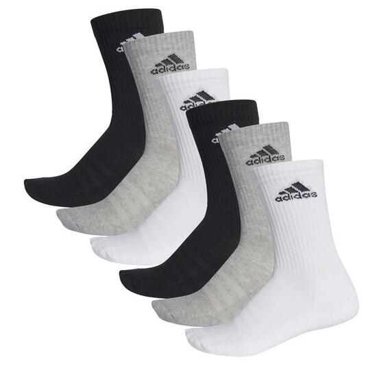 6 PACK adidas CUSHIONED CREW Tennissocken Sportsocken Damen Herren Unisex