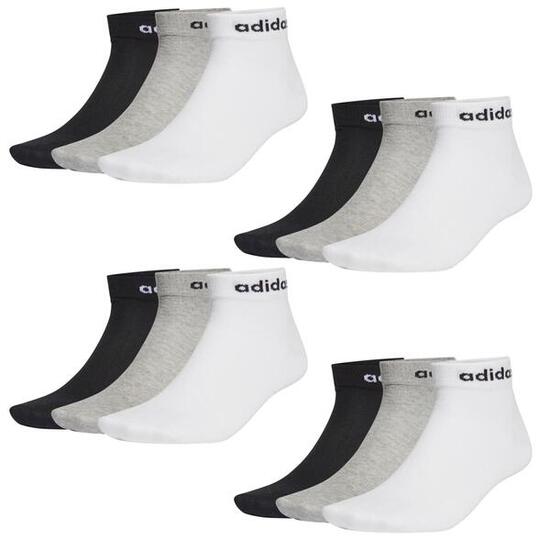 12 Paar adidas NC Ankle Performance Sneaker / Quarter Socken Unisex Kurzsocke