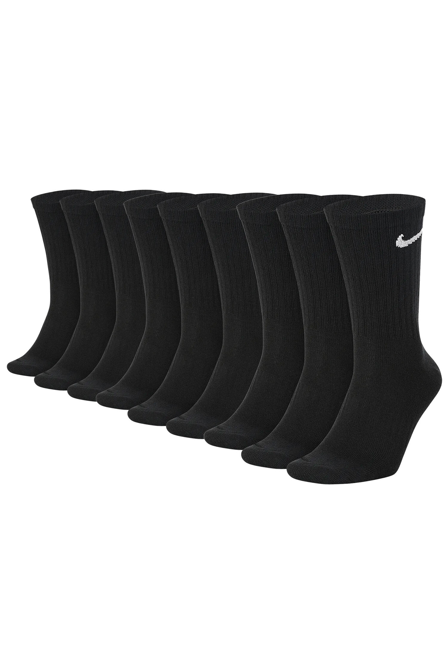 NIKE 9 Paar Nike Sportsocken Tennis Socken Cushion Crew Strümpfe