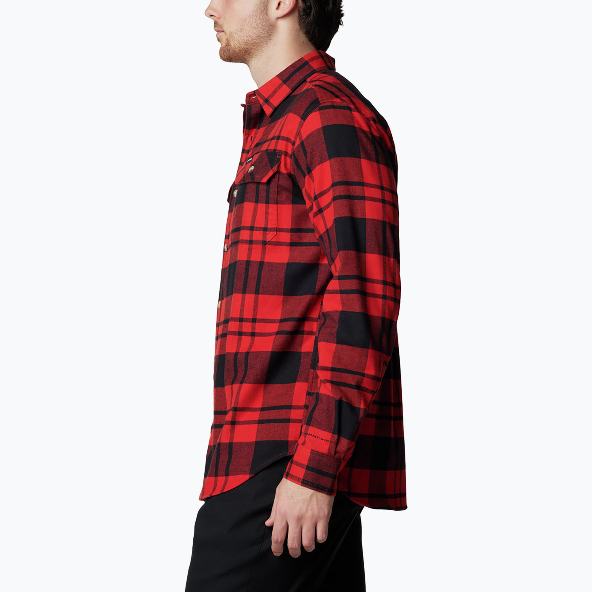 Camisa masculina de flanela elástica Columbia Flare Gun 3/5