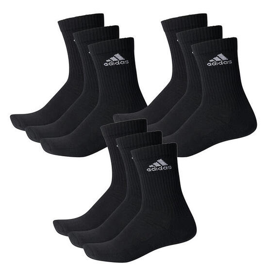 9 PACK adidas CUSHIONED CREW Tennissocken Sportsocken Damen Herren Unisex 9 Paar