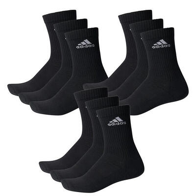 9 PACK adidas CUSHIONED CREW Tennissocken Sportsocken Damen Herren Unisex 9 Paar