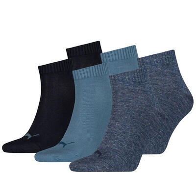 6 Paar Puma Unisex Quarter Socken Sneaker Gr. 35 - 49 für Damen Herren Füßlinge