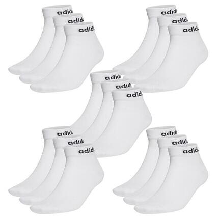 15 Paar adidas NC Ankle Performance Quarter Socken Unisex Kurzsocke