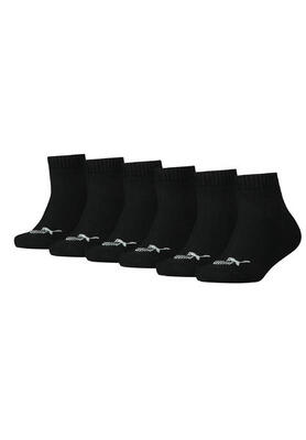 6er PACK Puma KIDS Quarter Socken Sneaker Gr. 27 - 38 für Mädchen und Jungen