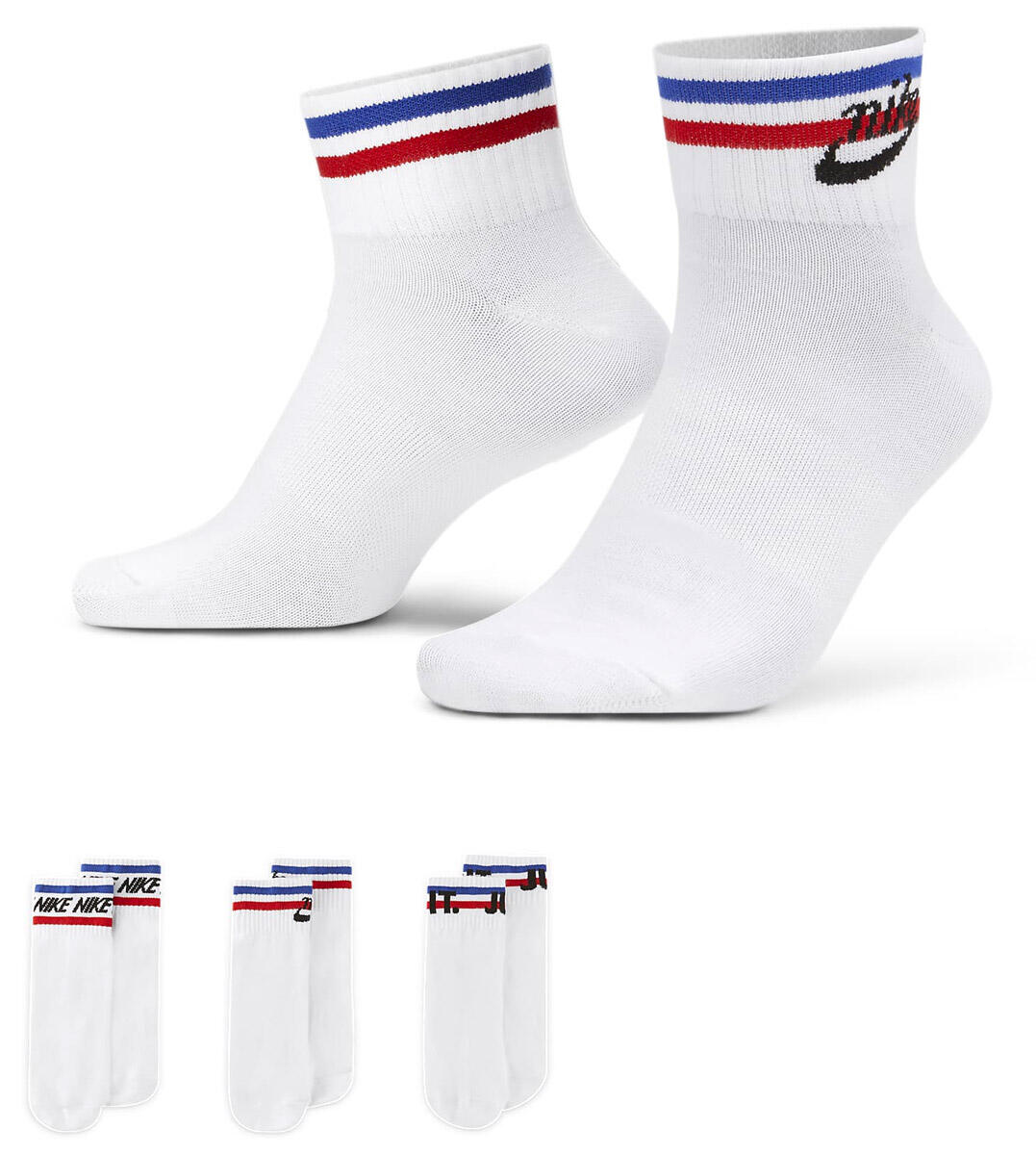 NIKE 3 Paar Nike Everyday Essential Quarter Sneaker Socken DX5080