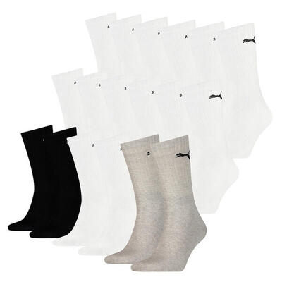 18 Paar Puma Socken Cush Crew Sportsocken Tennis Socken Unisex