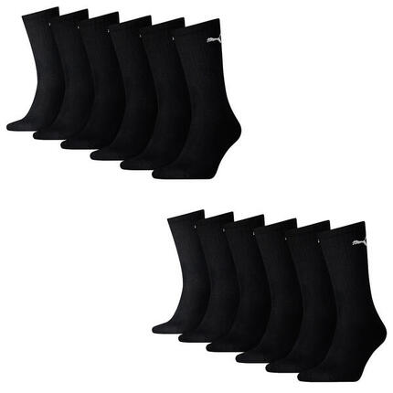 12 PAIR Puma Socken Cush Crew Sportsocken Tennis Socken Unisex