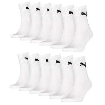 12 Paar Puma Socken Short Crew Sportsocken Tennis Socken Gr. 35 - 49 Unisex