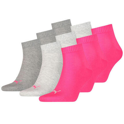 9 Paar Puma Unisex Quarter Socken Sneaker Gr. 35 - 49 für Damen Herren Füßlinge
