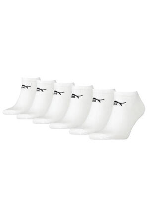 Puma Unisex Sneaker Socken knöchelhoch für Damen Herren 6er Pack