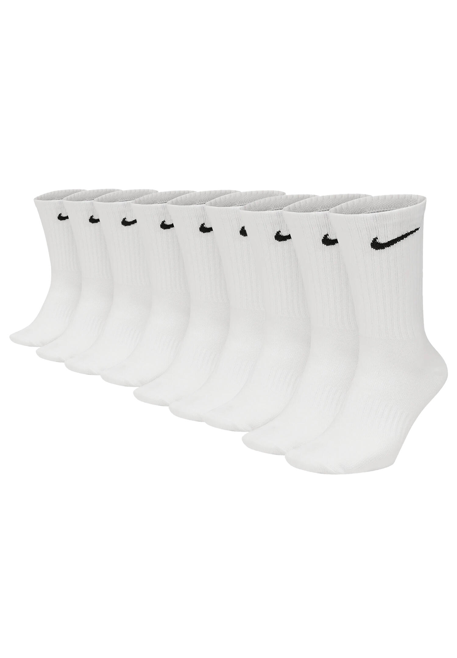 NIKE 9 Paar Nike Sportsocken Tennis Socken Cushion Crew Strümpfe